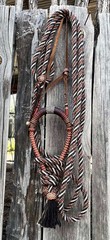 COWBOY VAQUERO 36 X 60 Plait 5/8″ KANGAROO HACKAMORE RIG From Jimmy Flores