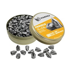 HARPEX Perseus 180 Count BROADHEAD Pointed 6.35mm .25 Caliber Airgun Pellets