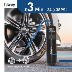 Hiboy Portable Tire Inflator and Vacuum Battery Powered Air Pump: