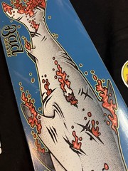 SUPER RARE Jason Ellis Bad Grease Shark Guest Model Skateboard Deck In Shrink