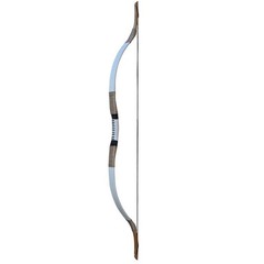 30-65lb Traditional Recurve Bow White Cowhide Mongolian Archery Horsebow Hunting