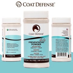 COAT DEFENSE Daily Preventative Powder & Rain Rot Treatment for Horses | 16oz
