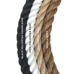 2″ x 100′ Manila Rope Premium Natural Fiber Nautical Landscape Decorative