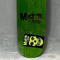 Misfits x Zero Halloween Fiend GITD Skateboard Deck 8.25 Glow in the Dark New