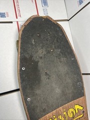 Vintage 80’s Vision Johnee Kop, Power Brah! Wood Skateboard / INVADER trucks