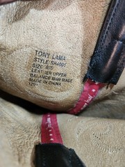 Tony Lama Men’s Brown Leather Western Boots, Size 8.5D, MPN RR4007