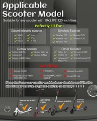 10×2.125 Solid Tire, Scooter Tire Fit for Turboant X7 Gotrax Apex Hiboy S2 Pr…