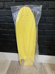 NEW DOGTOWN Jim Red Dog Muir SIGNED 70’s Classic Yellow REISSUE Skateboard DECK
