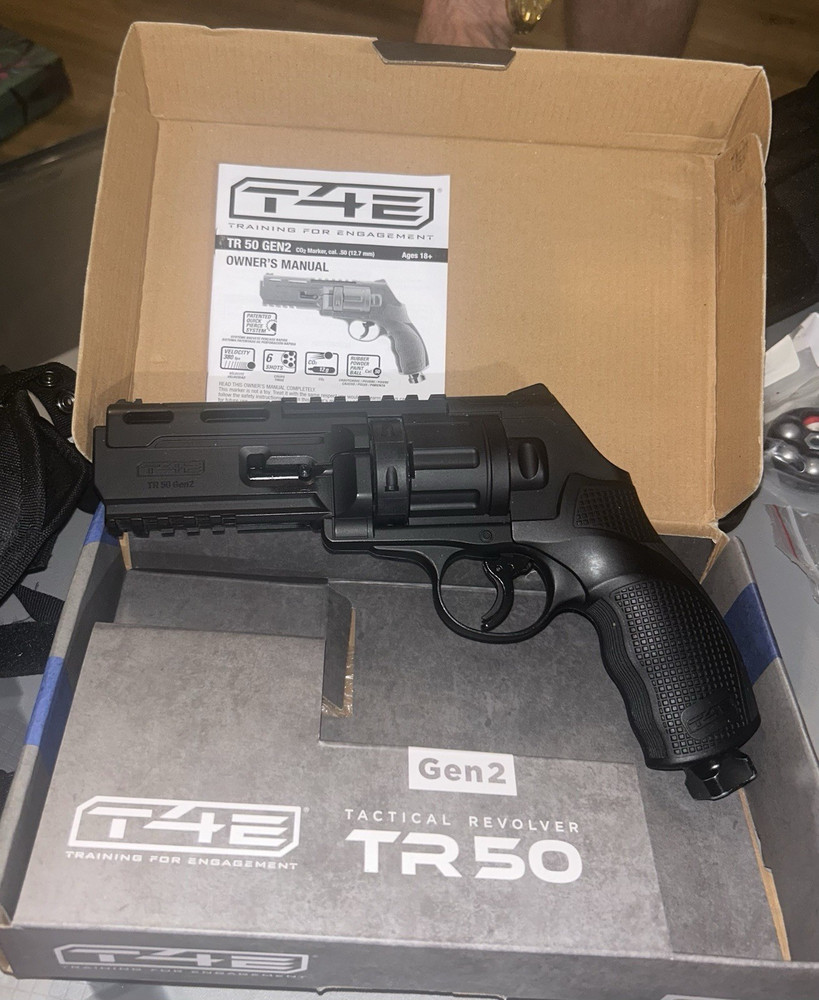 T4E TR 50 Gen2 Tactical Mechanical Semi-Auto Paintball Marker Black