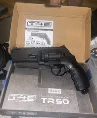 T4E TR 50 Gen2 Tactical Mechanical Semi-Auto Paintball Marker Black
