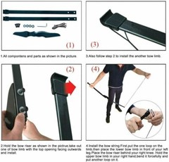 57″ Takedown Recurve Bow Hunting Set Archery Right Left Hand for Adult Beginner