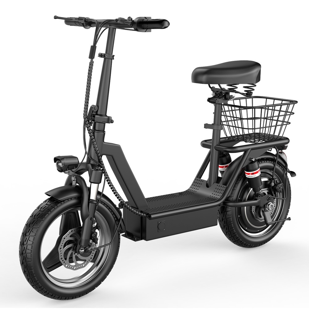Foldable Electric Scooter 14″Tire 1000W 45Miles Lightweight E-Scooter for Adults