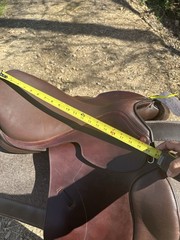 Thornhill Germania Spring Jump Eventing Saddle 19 in Brown