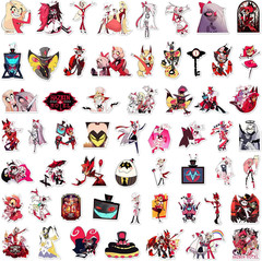 NEW 50Pcs Cartoon Hotel Stickers Mixed Pack Anime Characters Movie Sticker Set K