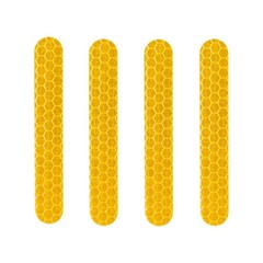 4pcs Reflective Wheel Cover Stickers for Ninebot Max G30 Electric Scoote