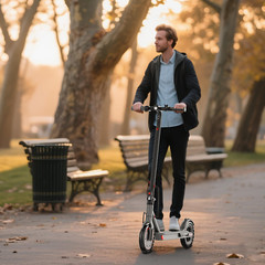 Ladped LP60 Adult Electric Scooter Foldable 25KM/H 12Miles E-Scooter 350W w/APP