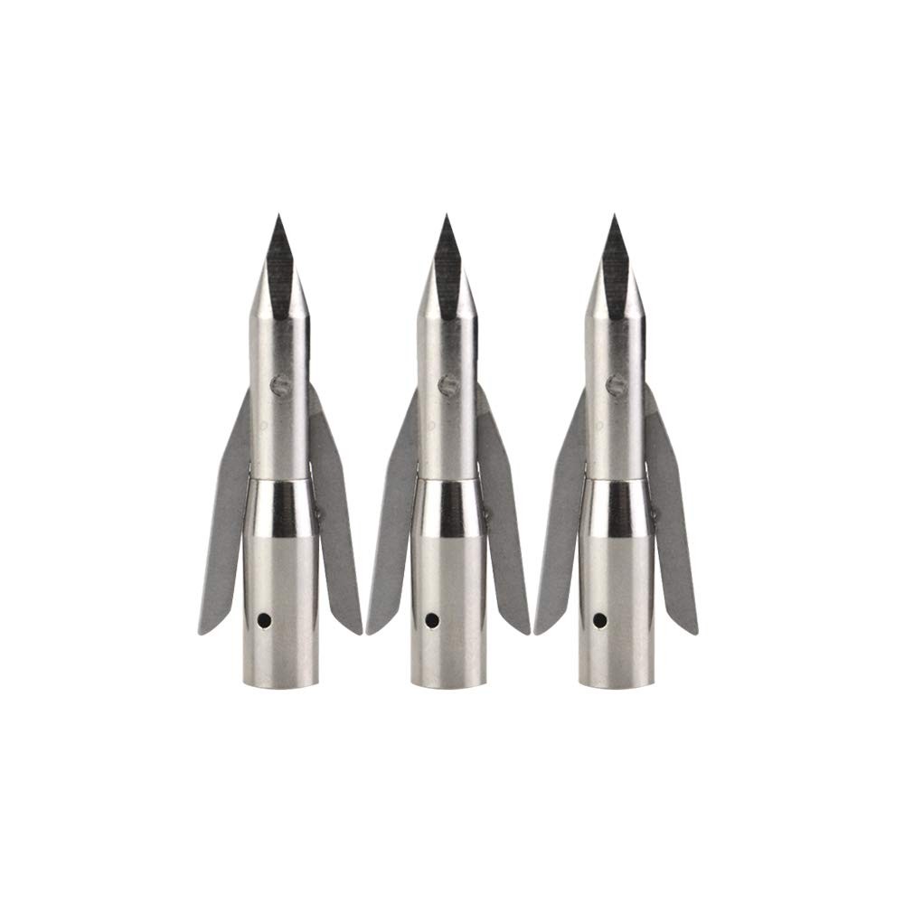 6/12 Pcs Archery Bowfishing Broadheads Stainless Steel Arrowhead Arrow Point …