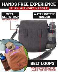 Disc Golf Bag | Frisbee Golf Bag | Easy to Carry | Lightweight Fits up to 10 Dis