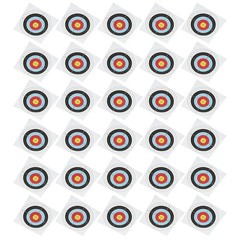 30 PCS Archery Target Paper Durable Full Shooting For Practice Popular