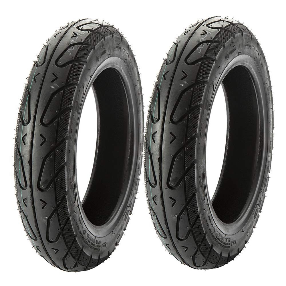 MMG Scooter Tubeless Street Tire 3.50-10 Front or Rear fits on 10 Inch Rim ((…