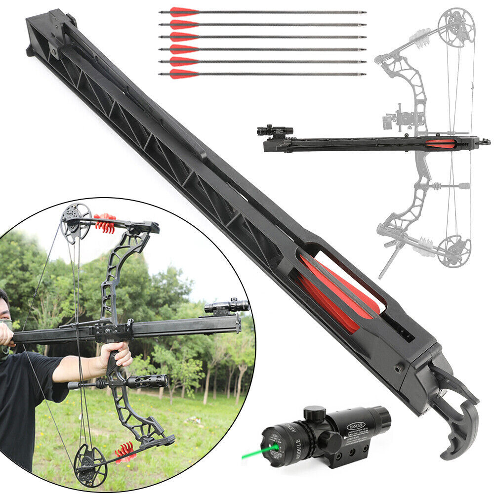 Rapid Bow Shooter Launcher 6 Arrow Archery Compound Recurve Bow Continuous Shoot