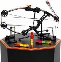 Berger Hole Bow Level 2-Pack – Aluminum Bow Leveling Kit & Archery Tools Bow Acc