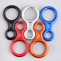 Rescue Figure 8 Descender, 35kN 50kN Aluminum Rappelling Belay Gear Climbing