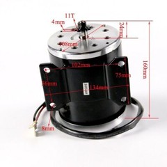 36V 800W Electric Brush Motor Controller for Go Kart Scooter MX350 MX400 MX500