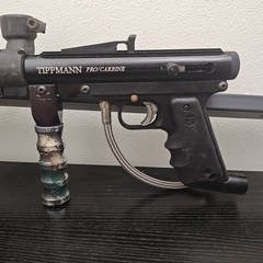 Tippmann Pro Carbine Paint Ball Marker With Vertical Adapter