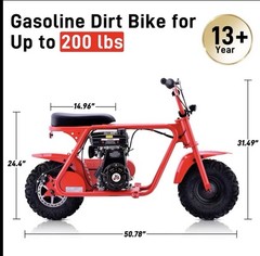 gasoline motorcycle. 200lb