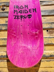 Zero Skateboards x Iron Maiden Piece of Mind skateboard deck 8.375 Metallica SOD