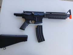 Double Eagle M83 6MM Electric Airsoft Assault Rifle Gun Tested