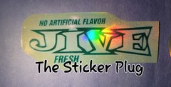 Fre$h Jive /Raw Vibe$ Sticker Pack Lot Of 5 Different Ones, 2 Of Each One. Rave