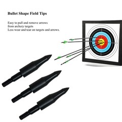12pcs 150 Grain Field Points, 150gr Crossbow Arrow Tips for Bow and Arrow Tar…