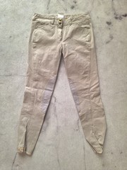 Gatos Riding Breeches 26 L Equestrian Pants Tan Beige