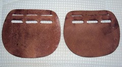 DOVER CIRCUIT Billet Guards – Quality Leather -NICE! (Set of 2 Guards) #3