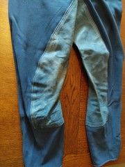 Breeches Full Seat Schumacher Ladies Sz 44 Horse Made in W Germany Med Blue WL