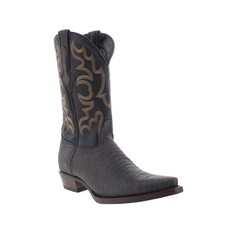 Dingo The Duke DI-107 Mens Black Leather Pull On Cowboy Western Boots 11