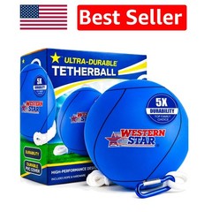 Soft-Touch Tetherball Game Set – 2 Ropes, Vibrant Colors for Family Fun