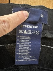 B Vertigo Black Breeches Riding Pants US26 GB12 F40
