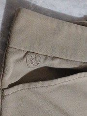 Ariat Pro-Series Pro-Circuit Tan Side-Zip Equestrian Breeches 30L, Preowned