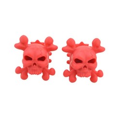 2pcs Archery Skull Stabilizer Compound Bow Limbs Rubber Shock Absorber Hunting