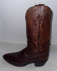 Dan Post Men’s Western Cowboy Boots Size 9 D Leather Embroidered 16782 El Paso