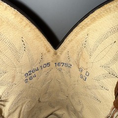 Dan Post Men’s Western Cowboy Boots Size 9 D Leather Embroidered 16782 El Paso