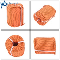 1/2 in ×220′ 48 Stranded Braided Rope Breaking Strength 5174 Pounds Orange Black