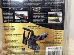 QAD Ultrarest LD Pro Series Full Containment Arrow Rest – Black – Left Hand Only