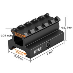Feyachi Picatinny Rail Riser Mount, 0.75″/0.83″/0.95″/1″ High,3 Slots/5 Slots…