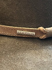 Stetson Crushable Western Hat 100% Wool Brown Water Repellent Made in USA size M