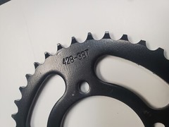 Sprocket drive gear chain wheel #420 38T 4 hole Free ratchet Hub 1-1/16″ adapter