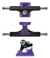 Slappy x Bam Margera Trucks ST1 Classic Hollow Light Black Purple 8.0 *SET OF 2*
